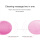 Wireless charging sonic silicone facial cleansing brush